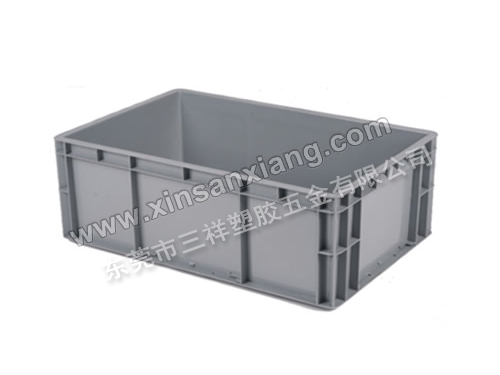 EU-4616物流箱<br>外(mm)600×400×175<br>內(mm)555×355×160