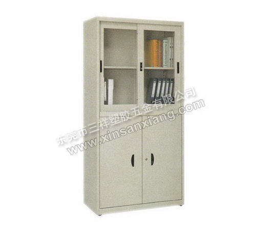上玻（bō）下掩門櫃<br> 型（xíng）號：TG-028<br>規格(mm)：1800H×900W×400D